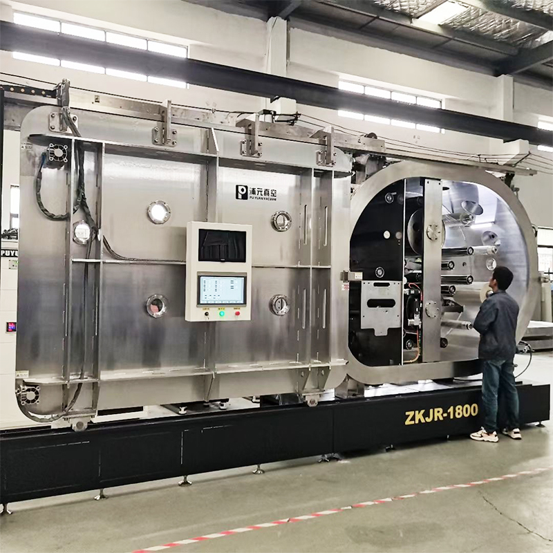Roll-to-Roll Vacuum Coating Machine for Thin Film PVD Coating